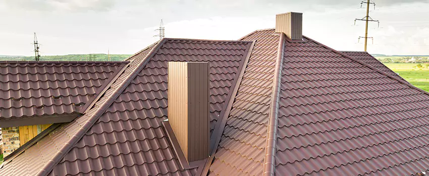 Residential Chimney Flashing Restoration in Melville, NY