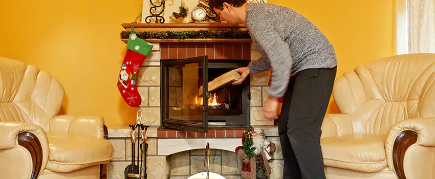 Gas to Wood-Burning Fireplace Conversion Services in Melville, New York