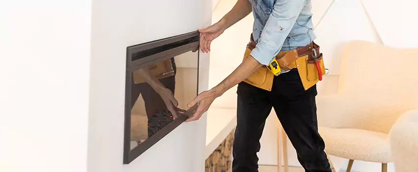 Metal Fireplace Installation in Melville, New York