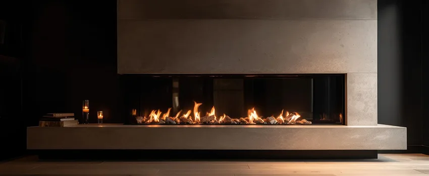 Gas Fireplace Ember Bed Design Services in Melville, New York