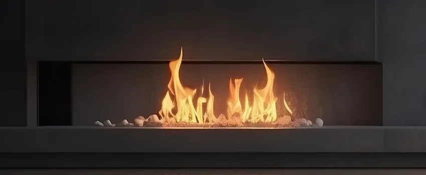 B-Vent Gas Fireplace Installation in Melville, NY