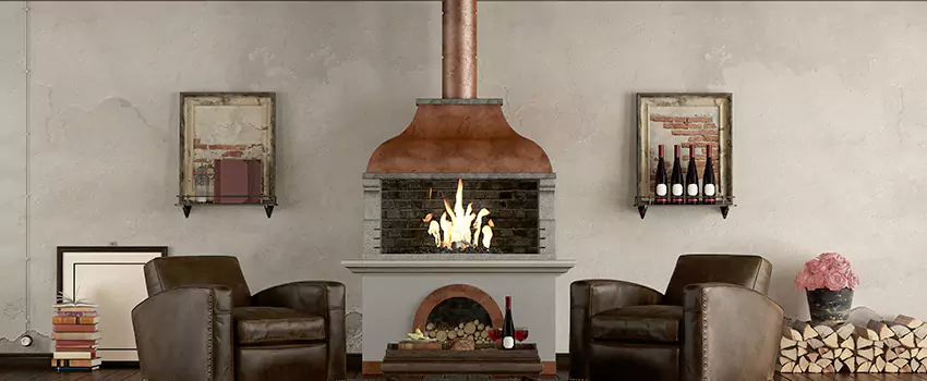 Thelin Hearth Products Providence Pellet Insert Fireplace Installation in Melville, NY