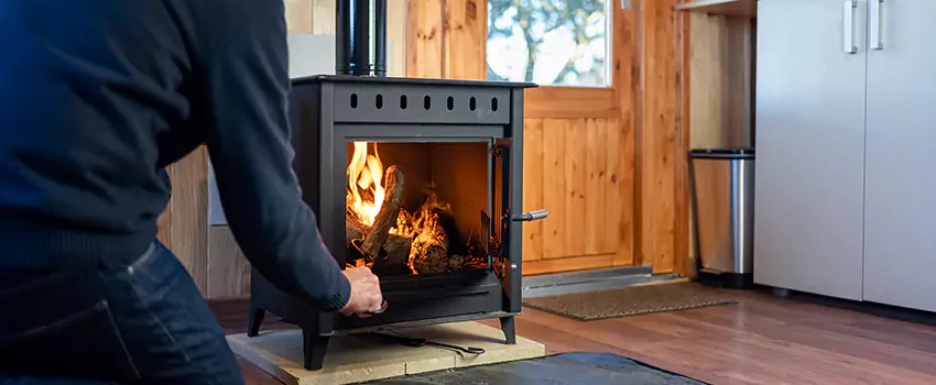 Open Hearth Wood Fireplace Installation in Melville, NY