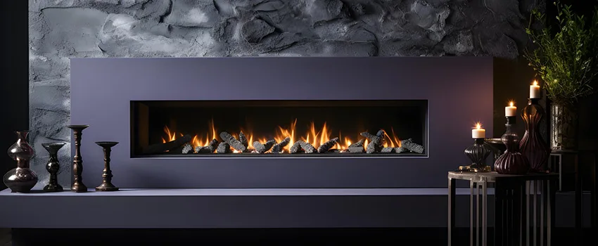 Ember Bed for Ventless Gas Fireplace in Melville, NY